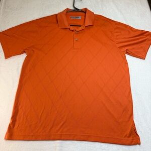 Roundtree & Yorke Vibrant Orange Polo Shirt